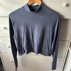 HOLLISTER MOCK NECK LONG SLEEVE SHIRT